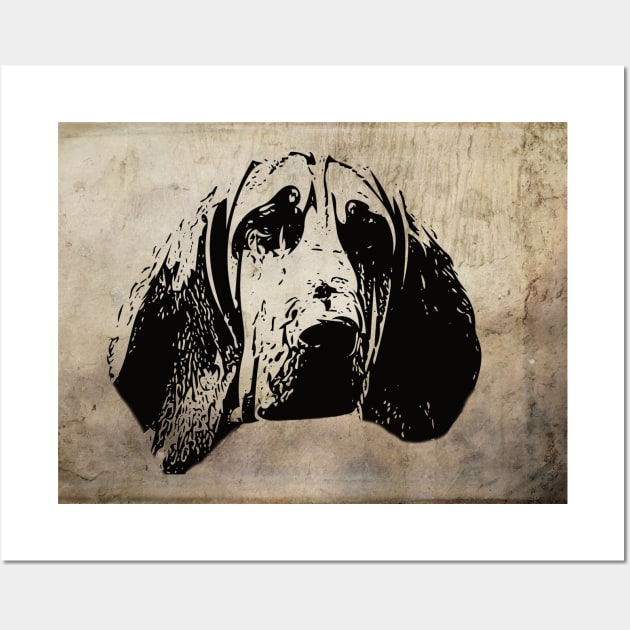 Bloodhound Wall Art by DoggyStyles